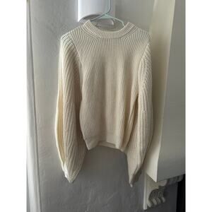 STAUD Aura Sweater Ivory S